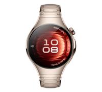 HUAWEI WATCH 5 42mm / Cassa in acciaio inox 904L e cinturino in titanio oro sabbia / Compatibile con iOS e Android e chiamate E-sim
