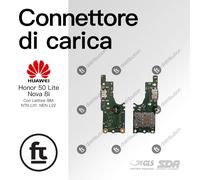 HUAWEI CONNETTORE RICARICA HONOR 50 LITE NOVA 8i LETTORE SIM BOARD
