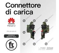 HUAWEI CONNETTORE RICARICA PSMART Z STK LX1 LX2 L21 ORIGINALE SERVICE MICROFONO