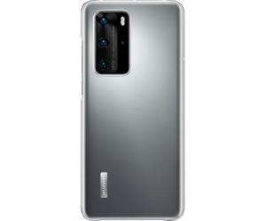 Huawei, Cover per Huawei P40 Pro Semirigida e Morbida in Silicone, Trasparente