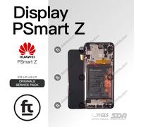 HUAWEI DISPLAY PSMART Z STK LX1 LX2 L21 ORIGINALE SERVICE FRAME NERO BATTERIA TO