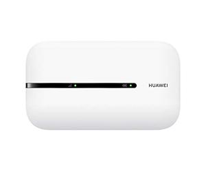 HUAWEI E5576-320 Mobile Wi-Fi 3s 4G LTE CAT4, 150 MBps, Batteria Ricaricabile da 1500 mAh, Nessuna Configurazione Necessaria, Wi-Fi Portatile Abilitato, per Viaggio e sul Lavoro, Bianco