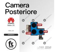 HUAWEI FOTOCAMERA POSTERIORE MATE 20 HMA L29 12+16+ 8MP ORIGINALE FLAT MODULO BA
