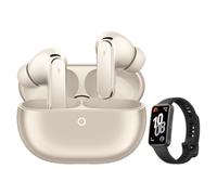 HUAWEI Freebuds Pro 5 Sand + HUAWEI Band 10 Black, Cuffie Wireless Bluetooth, Cancellazione del Rumore con AI Dual-Engine per Business e Ufficio, Vestibilità Sicura con Suono Immersivo