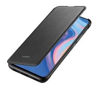Huawei P Smart Z PU Flip Cover Protettiva, Nero