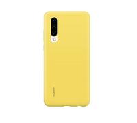 Huawei P30 Custodia Silicon Case, Accessorio Originale, Giallo