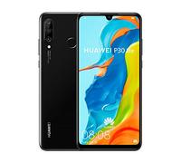 HUAWEI P30 Lite (128 GB, 4 GB di RAM) 6,15" schermo, fotocamera AI tripla, 32MP Selfie, Dual SIM Globale 4G LTE GSM Fabbrica Unlocked MAR-LX3A (Midnight Black)