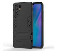 Huawei P30 Pro Custodia, MHHQ 2 in 1 Armour Hybrid Dual Layer Armatura Defender PC + TPU Custodie Case Cover con supporto per Huawei P30 Pro -Gold