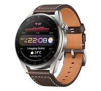 HUAWEI Watch 3 Pro - 4G Smartwatch, display AMOLED da 1,43", telefonia eSIM, durata della batteria di 5 giorni, 24/7 SpO2 e misurazione della frequenza cardiaca, GPS, 5ATM, cinturino in pelle marrone