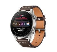HUAWEI WATCH 3 Pro CLASSIC - Smartwatch 4G AMOLED 1,43 pollici, AP52, chiamata eSIM, batteria fino a 3 giorni, saturazione ossigeno, frequenza cardiaca 24/7, GPS, 5ATM, cinturino pelle Brown