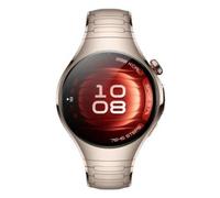 HUAWEI WATCH 5 42mm / Cassa in acciaio inox 904L e cinturino in titanio oro sabbia / Compatibile con iOS e Android e chiamate E-sim