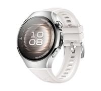 HUAWEI WATCH 5 42mm / Cassa in acciaio inox 316L e cinturino bianco / Compatibile con iOS e Android e chiamate E-sim