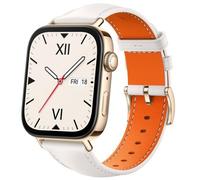 Huawei Watch Fit 3 Bluetooth GPS NFC 43mm AMOLED Oro Cinturino Bianco Arancione Unica 5ATM SpO2