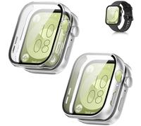 Huawei Watch Fit 3 Cover Completa Cover Protettiva Cover Sottile Rigida Protezione Schermo in Vetro Temperato Integrata Cover Per Huawei Watch Fit 3 Smart Watch
