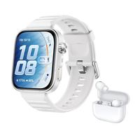 HUAWEI WATCH FIT 5 Pro Smartwatch Bianco+FreeBuds SE 4 Bianco, GPS, ECG, 1,92'' Display FullView e Vetro Zaffiro, Pagamento NFC, Modalità Sport Outdoor, Monitoraggio della Salute