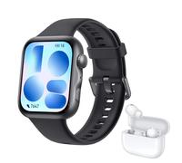 HUAWEI WATCH FIT 5 Smartwatch Nero + FreeBuds SE 4 Bianco, Schermo AMOLED HD da 1,82", Design Raffinato, Pagamento NFC, Rilevamento Cadute, Batteria a Lunga Durata, Monitoraggio della Salute, 5 ATM