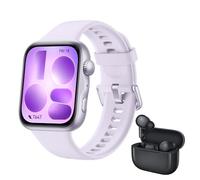 HUAWEI WATCH FIT 5 Smartwatch Viol FreeBuds SE 4 Nero, Schermo AMOLED HD da 1,82", Design Raffinato, Pagamento NFC, Rilevamento Cadute, Batteria a lunga durata, Monitoraggio della salute, 5 ATM