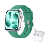 HUAWEI WATCH FIT 5 Verde+FreeBuds SE 4 Bianco, Schermo AMOLED HD da 1,82", Design Raffinato, Pagamento NFC, Rilevamento Cadute, Batteria a lunga durata, Monitoraggio della salute, 5 ATM, Android & iOS