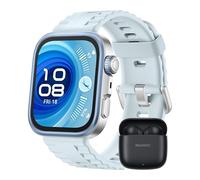 HUAWEI WATCH FIT4 Pro Smartwatch, + Freebuds SE 2 Nero, Ultra-sottile, 1.82" Schermo in Zaffiro & Lunetta in Lega di Titanio, Fitness Tracker, con App ECG, fino a 10 Giorni, GPS, 30 mesi di Garanzia