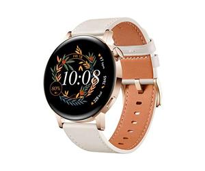 HUAWEI WATCH GT 3 46 mm, Lunga autonomia, AI Running Coach, 100+ modalità sport, chiamate Bluetooth, posizionamento a cinque sistemi, monitoraggio SpO3, compatibile con iPhone e Android, bianco
