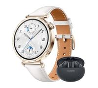 HUAWEI WATCH GT 5 41mm Smartwatch + FreeBuds 5i Nero,Design elegante, Nuova modalità corsa e ciclismo, Monitoraggio della salute, 7 giorni1 di durata della batteria, iOS e Android, Bianco