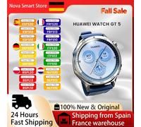 HUAWEI Watch GT 5 46mm/41mm Smartwatch, ECG, NFC, Mappa integrata, Monitoraggio della salute, Riproduzione dei messaggi, iOS e Android, Versione globale