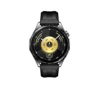 Huawei WATCH GT6, Cassa 46mm in acciaio inossidabile e cinturino nero. Compatibile con iOS e Android. Fino a 21 giorni di autonomia.