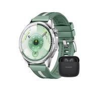 HUAWEI WATCH GT 6 46 mm Verde + FreeBuds SE 3 Nero, Smartwatch, Display AMOLED da 1,47 pollici, Fino a 21 giorni, Ciclismo, Oltre 100 Modalità Sportive, iOS e Android, Pagamento NFC
