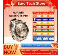 HUAWEI Watch GT 6 Pro 46mm GPS Smartwatch Touch screen AMOLED da 1,47", fino a 21 giorni di autonomia, livello professionale in bicicletta, NFC, compatibile iOS Android, analisi ECG, monitoraggio