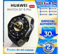 HUAWEI Watch GT 6 Pro 46mm GPS Smartwatch Touch screen AMOLED da 1,47", fino a 21 giorni di autonomia, livello professionale in bicicletta, NFC, compatibile iOS Android, analisi ECG, monitoraggio
