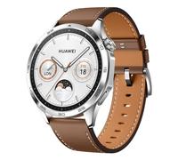 Huawei WATCH GT4 46mm CLASSIC BROWN LEATHER STRAP | Fino a 2 settimane di durata della batteria, monitoraggio della salute con analisi dell'aritmia a onde impulsive