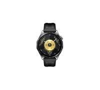 Huawei WATCH GT6, Cassa 46mm in acciaio inossidabile e cinturino nero. Compatibile con iOS e Android. Fino a 21 giorni di autonomia.