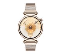 Watch GT6 GPS - Cassa in acciaio inossidabile color oro da 41 mm con cinturino in maglia milanese, oro - Nouvo