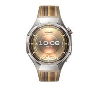 Huawei WATCH GT6 Pro, Cassa 46mm in titanio e cinturino marrone. Compatibile con iOS e Android. Fino a 21 giorni di autonomia.
