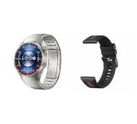 HUAWEI WATCH GT6 Pro Titanium + EasyFit 3 Cinturino in Nylon Nero, Smartwatch, Display AMOLED da 1,47 pollici, Fino a 21 giorni, Ciclismo di Livello Pro, Oltre 100 Modalità Sportive, iOS e Android