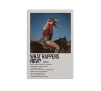 HUAYEEENT Poster artistico da parete con immagine di Dasha, motivo "What Happens Now by Dasha", poster decorativo per la casa e il soggiorno, 60 x 90 cm, senza cornice