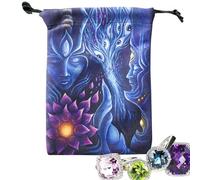 Huayeex Borsa Per Tarocchi,Portacarte In Tessuto Per Tarocchi Oracolo - Custodia Mazzo Vintage Gotica Carina Per Gioielli Principianti Lettura Divinazione Halloween Amore