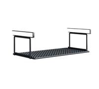 Huayeex Cesto Portaoggetti Estensibile Sotto Mensola, 39cm Cestello Sottoripiano, Sottomensola, Cesto Portaoggetti Da Appendere, Per Cucina, Ufficio, Dispensa (Nero)
