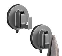 Huayeex Ganci a - 2 Gancio A Per Bagno,Supporto Metallico Riutilizzabile per Aggancio Decorazione Festività e Bagno Vetro Finestra