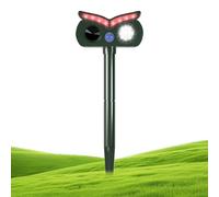 Huayeex Repellente Ultrasuoni Per Cervi | Dissuasore Uccelli Ad Ultrasuoni A Energia Solare,Design Gufo Impermeabile IPX4 Per Recinzione Campeggio Giardino Pollaio Piscina