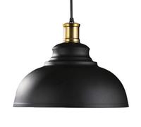 HUAYUSEDF Lampada a sospensione creativa in ferro a forma di cappello, lampada a a soffitto con base, lampadario moderno in stile industriale, apparecchi illuminazione for la decorazione