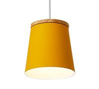 HUAYUSEDF Lampada a sospensione in ferro con personalità creativa, lampada a a soffitto base, lampadario moderno in stile industriale, lampade for la decorazione della cucina(Yellow)