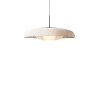 HUAYUSEDF Lampada a sospensione in stile nordico per soggiorno, lampada a sospensione in tessuto retrò per camera da letto, lampada a sospensione per sala da pranzo in stile giapponese Wabi-sabi