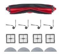 HUAYUWA Kit di accessori per aspirapolvere compatibile con Roborock Q10 S5/Q10 S5+/Q10 VF/Q10 VF+, parti di ricambio per robot aspirapolvere (1 spazzola principale + 4 filtri + 4 spazzole laterali + 4