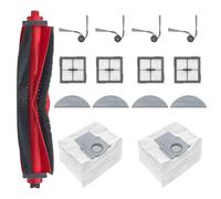 HUAYUWA Kit di accessori per aspirapolvere compatibile con Roborock Q10 S5/Q10 S5+/Q10 VF/Q10 VF+, parti di ricambio per robot aspirapolvere (1 spazzola principale + 4 filtri + 4 spazzole laterali + 4