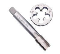 HUAZHICHUN 1PC M16 × 1,25 mm Maschio e Die Set,Metrico HSS Tap e Die Set Rubinetto destro