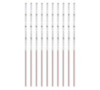 HUAZIZ 10 Pezzi 200mm Pre Cablato Striscia 2835 LED SMD, Modellismo LED, Luce Autoadesiva 12-18V, Rosso