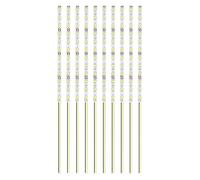 HUAZIZ 10 Pezzi 200mm Pre Cablato Striscia LED SMD, 2835 SMD, Modellismo LED, Luce Autoadesiva 12-18V, Giallo