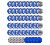 HUAZIZ 100 Pezzi Patch per Riparazione Pneumatici, 42mm Rotonda Pneumatici In Gomma Naturale Riparazione, Toppe per Riparazione Bici, Toppe Rotonde