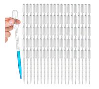 HUAZIZ 100 Pezzi Pipetta di trasferimento in plastica, Pipette Contagocce,5 Ml, per Trasferire Profumo,Olio Essenziale,Vernice Acrilica e Laboratorio